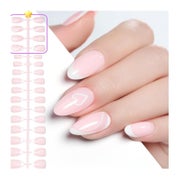 Press On Nägel Kurze Mandel X French 160pcs K 1 St