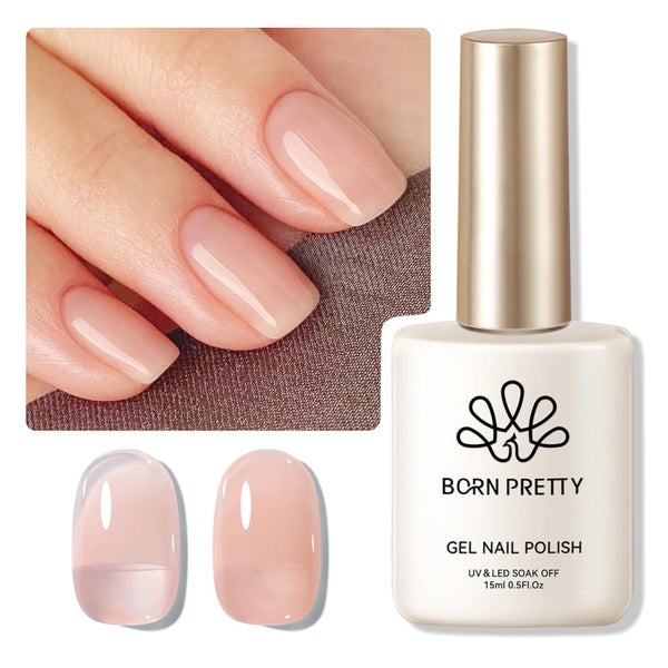 Nagellack UV Gel Milky Jelly Transparent LED Soak off Milchg 1 St
