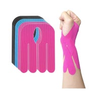 ANAMPION Kinesiotape Vorgeschnitten Handgelenk - 12 Stück Wasserfest - Baumwolle