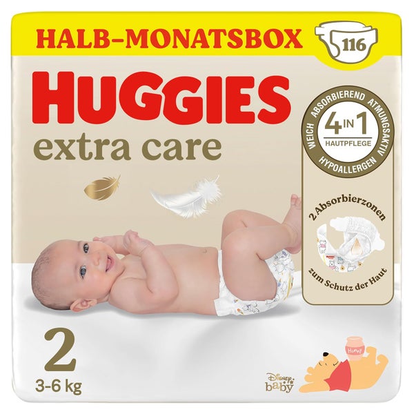 Huggies Babywindeln Neugeborene Newborn Gr. 2, 116 Windeln 116 St