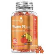 Produktabbildung: maxmedix Vitamin D3 Kinder Gummibärchen 1000 IE 120 St