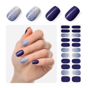 Nagelfolie 22 Teile selbstklebend ohne UV Gel Nagelsticker M 1 St