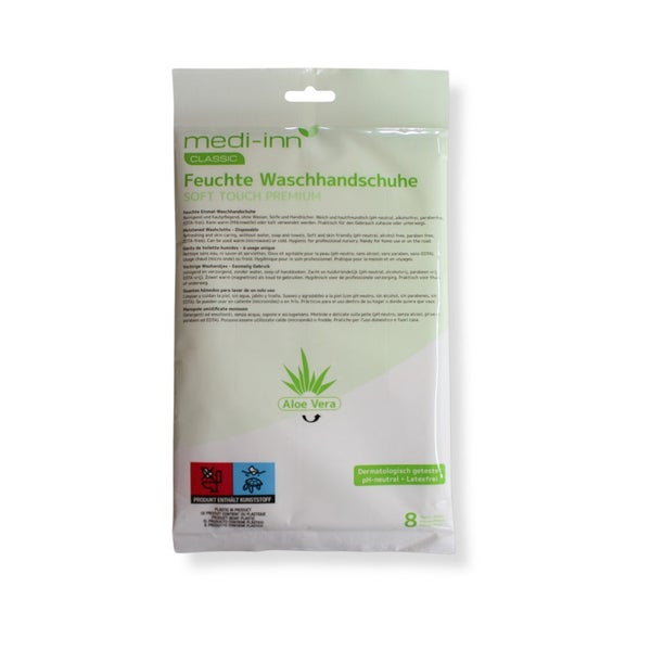 Medi-Inn Soft Touch Premium feuchte Einmalwaschhandschuhe 192 St