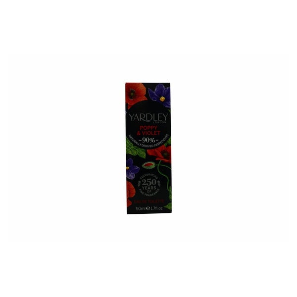Yardley Poppy & Violet Eau de Toilette 50ml Spray 0,05 l