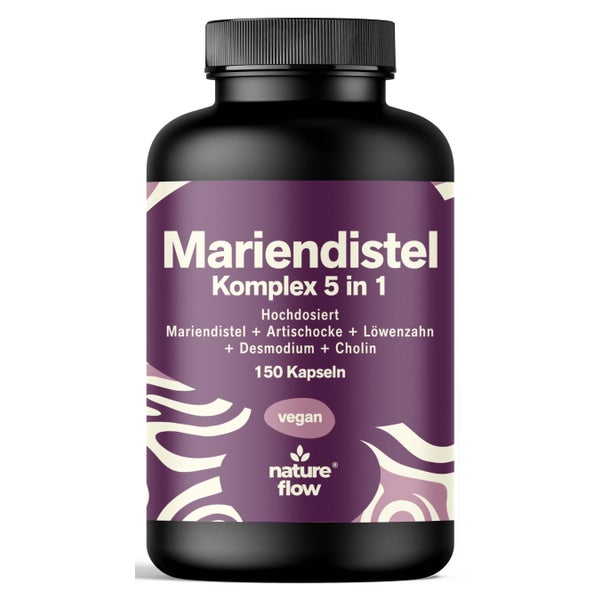 Mariendistel Komplex - 150 Kapseln - Nature Flow 150 St