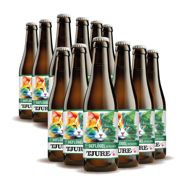 TJURE Katzensmoothie - Geflügel mit Kartoffel 12 x 220 ml 2640,00 ml