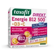 Produktabbildung: Taxofit Energie B12 500+d3+c Direkt Granulat 20 St