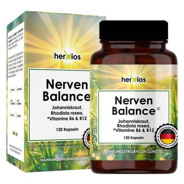 HERBIOS Johanniskraut Kapseln  – 120 Kapseln für 2 Monate 120 St