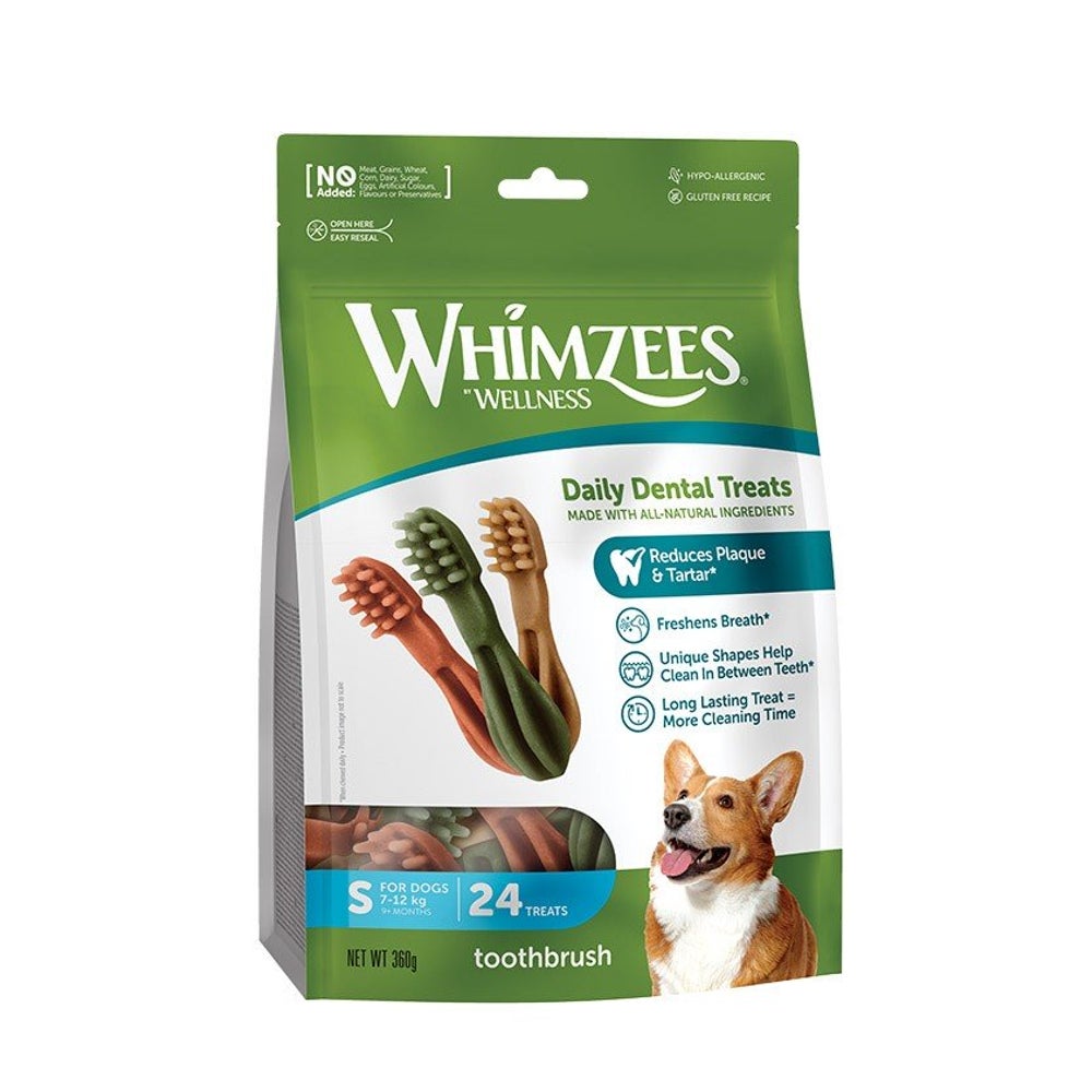 WHIMZEES Hunde-Kauzahnbürste S 24 Stück 0,36 kg