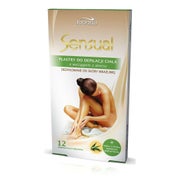 JOANNA Sensual body depilation patches Aloe Vera 12pcs + reizlinderndes Öl 10ml 0,01 l