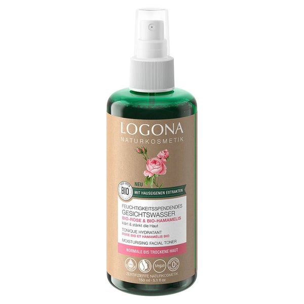 Logona Feuchtigkeitsspendendes Gesichtswasser Bio-Rose 150 ml