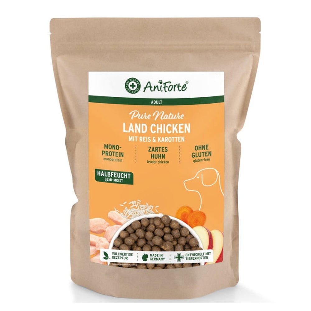 AniForte Trockenfutter LandChicken - Zartes Huhn mit Reis 2000 g