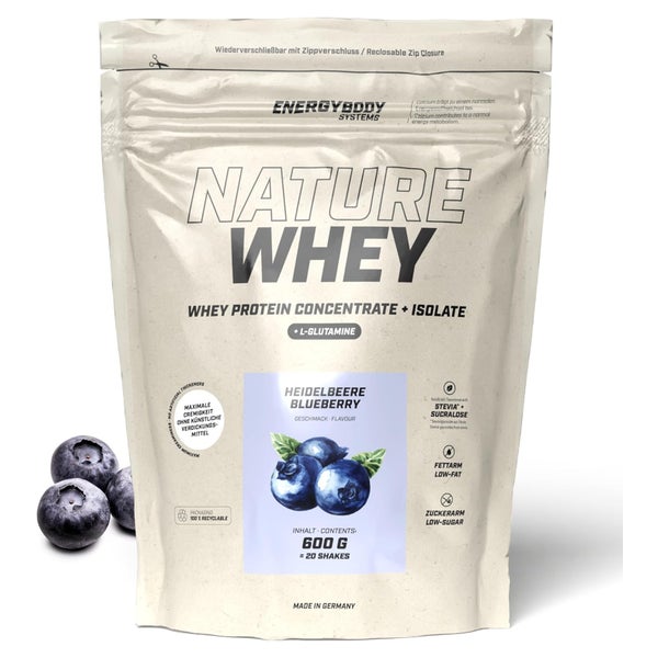 Energybody Systems Nature Whey Protein Heidelbeere  600 g Beutel 600 g