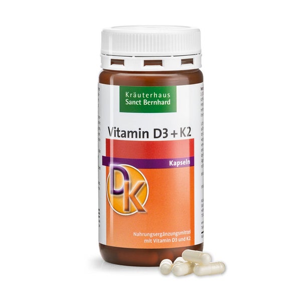 Sanct Bernhard Vitamin-D3+K2-Kapseln 180 St 180 St