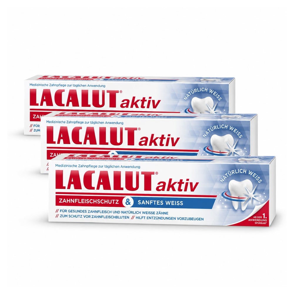 LACULT® aktiv Zahnfleischschutz Dreierpack 3X75 ml