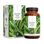 Produktabbildung: 1.500 mg Bio-Zertifiziertes Gerstengras für Haut und Haare - GERSTENGRAS - 180 vegane Kapseln - NATURTREU® 180 St