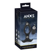 ANOS - Vibro-Analplug mit Loch-Design 1 St