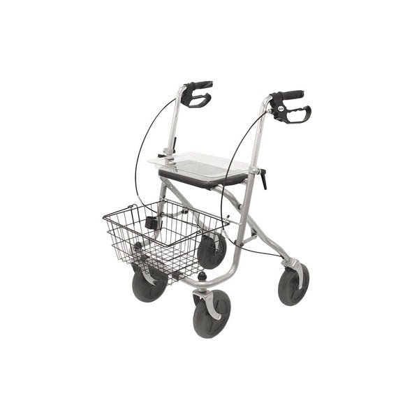 Drive Medical Migo Rollator aus Stahl, silberfarben 1 St