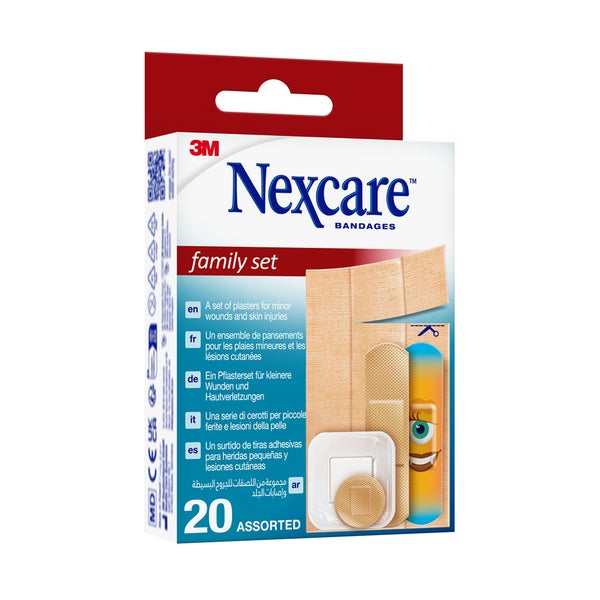 Nexcare Family Set Assorted 20 St