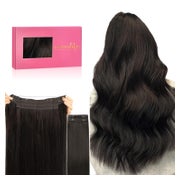 Extensions Echthaar Remy Flip 35cm-105g-Invisible Wire #2 Du 1 St