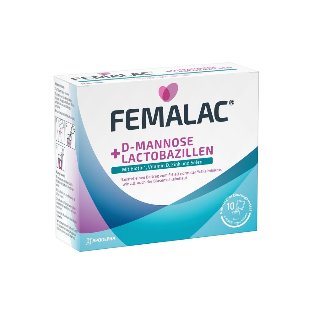 Femalac D-mannose+lactobazillen Plv.z.h.e.l.z.e. 10 St