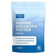 Marine Kollagen Pulver geschmacksneutral & hochdosiert - RAIBU 350 g