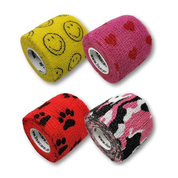 LisaCare Kinderpflaster - 5cm x 4,5m Mädchen-Mix1 4 St