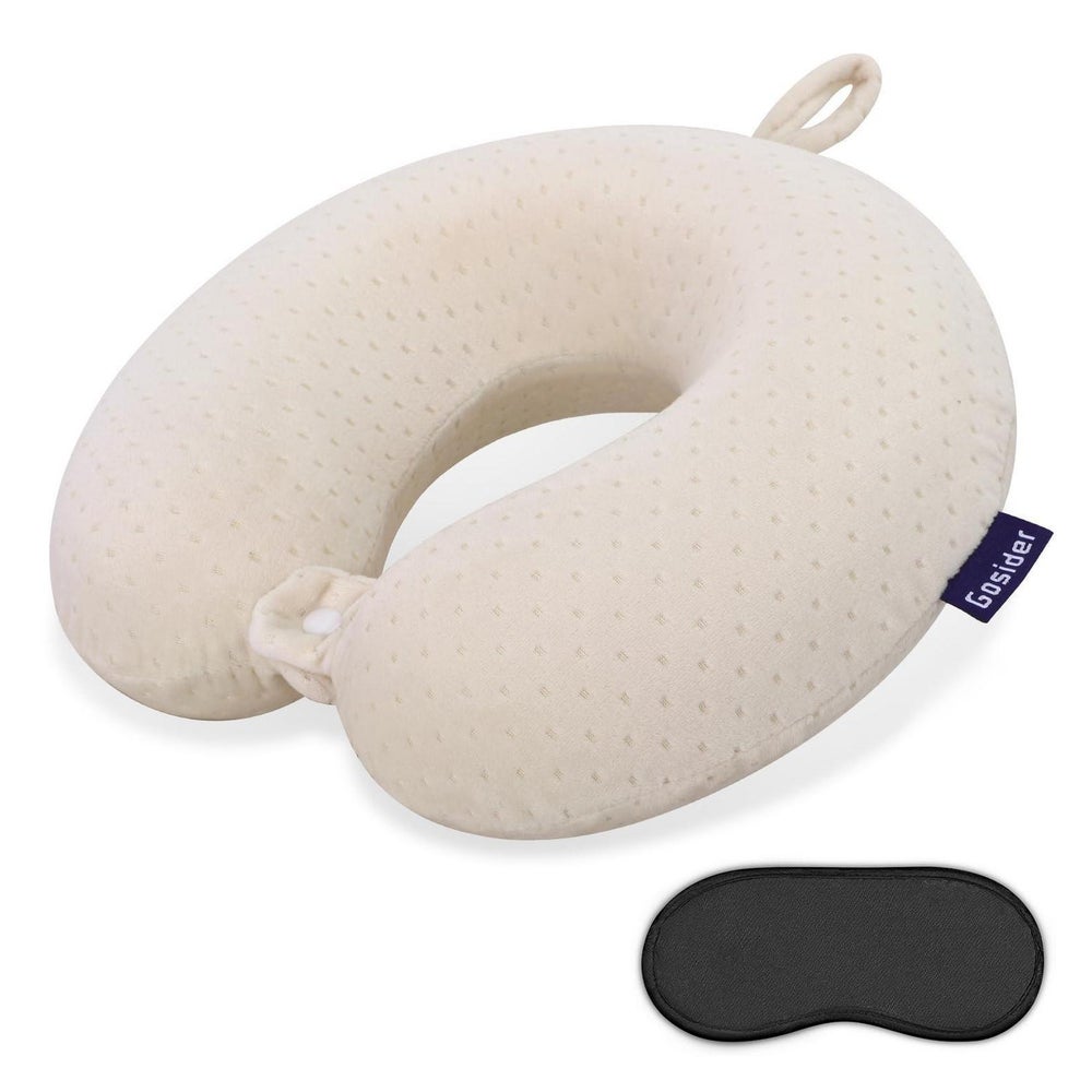 Memory Foam Nackenkissen Reise Kissen Hals Kopf 1 St