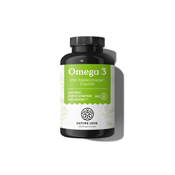 Omega 3 AlaskOmega 365 Kapseln Nature Love St St