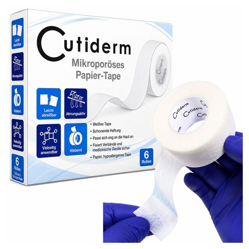 Cutiderm Medizinisches Klebeband 6 St
