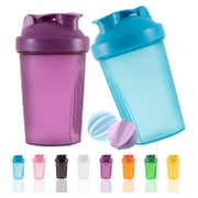 Shaker Flasche 400 ml Auslaufsicher BPA Sieb Eiweiß 400 ml B 1 St