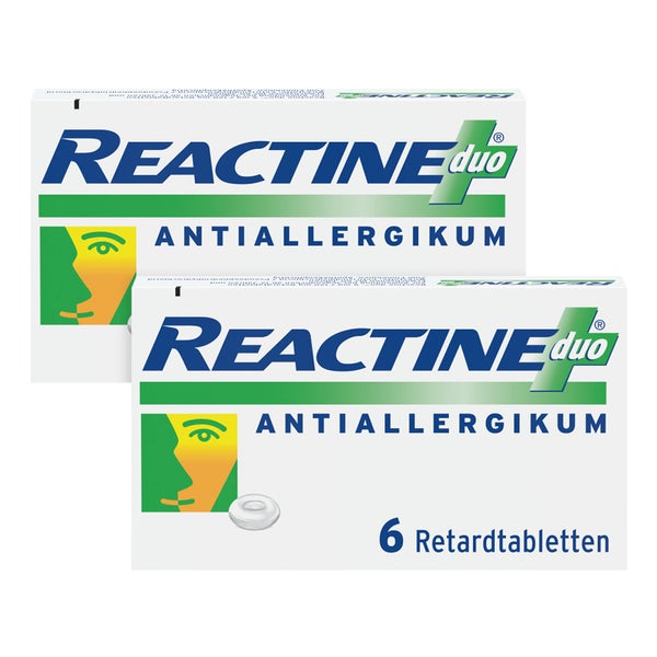 Reactine duo Allergietabletten Doppelp 2X6 St
