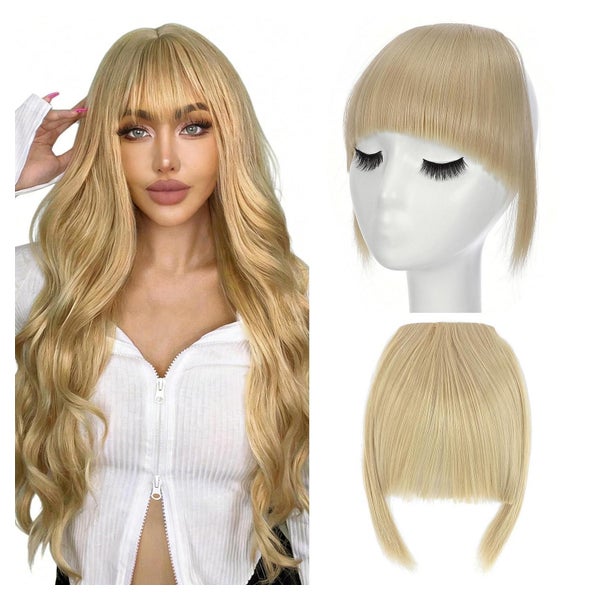 Pony Clip in Haarteil synthetisch Golden gemischt mit Blondi 1 St