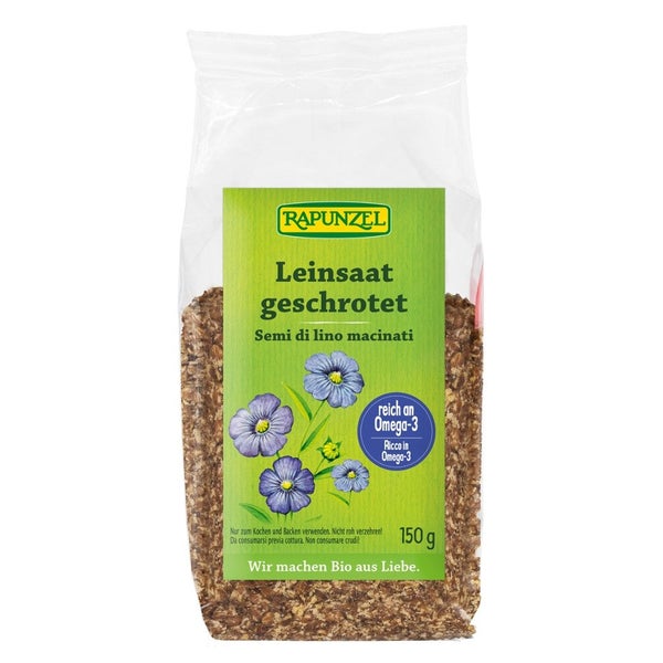 Rapunzel Leinsaat geschrotet