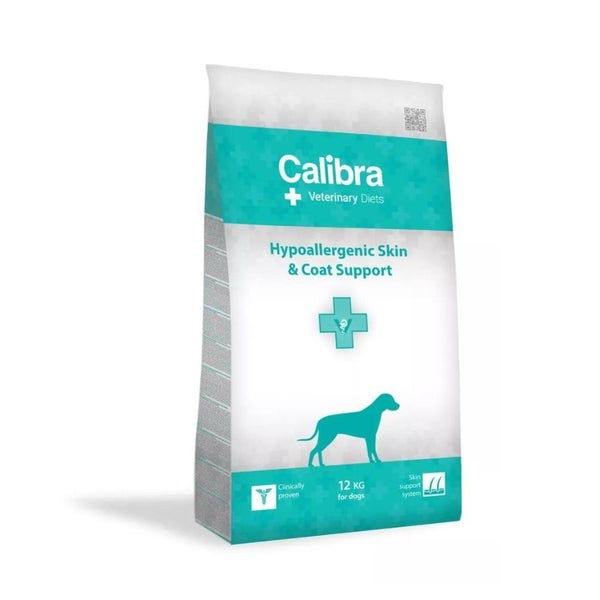 CALIBRA Veterinary Diet Dog Hypoallergenic Skin&Coat Support 12 kg