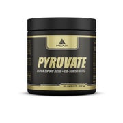 PEAK Pyruvat - 120 Kapseln I Energiestoffwechsel I Citratzyklus I mit Alpha Liponsäure (ALA) I für Lowcarb Diäten I Vitamin B Complex I Calcium I Mangan I Chrom I Piperin I glutenfrei