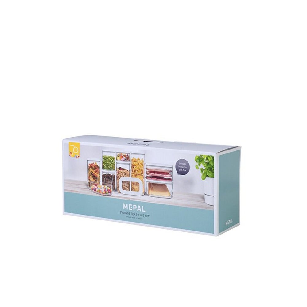 Mepal Vorratsdose Modula 9-teilig weiß