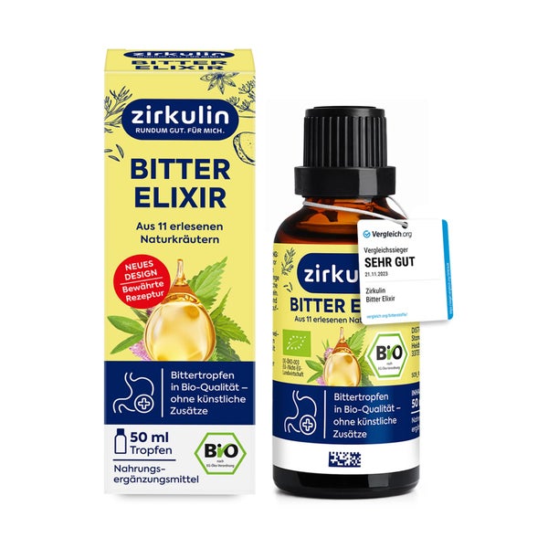 Zirkulin Bitter Elixir | Bittertropfen Bio-Qualität | 50ml 50 ml