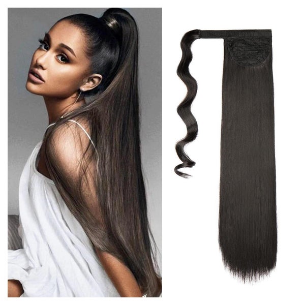 Pferdeschwanz Clip in Extensions Haarverlängerung 55 cm Dunk 1 St