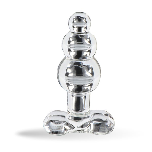 Lovelyness - Analplug aus Glass mit Rippen