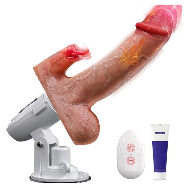 Tagnaff Dildo Vibrator, 8 Stoßfunktion Lecken Vibration 1 St