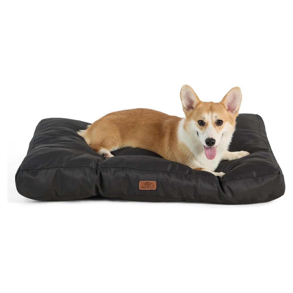 Hundekissen 76x50cm 10cm gepolstert tiefschwarz L 76 x B 50 1 St