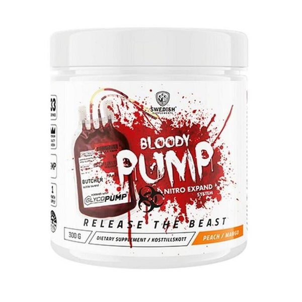 Swedish Supplements Bloody Pump Peach Mango 300 g