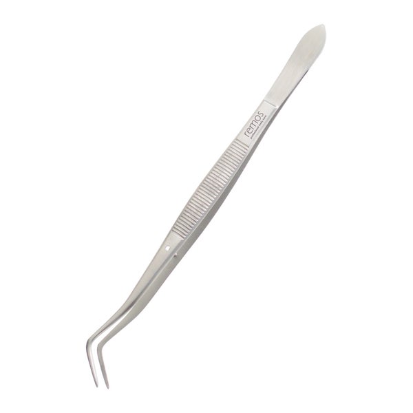 Pinzette Führungsstift 2x gebogen geriffelte Greiffläche 16 cm 1 St