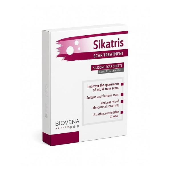 Biovena Health Sikatris Silikonpflaster 10 cm x 10 cm 1 St
