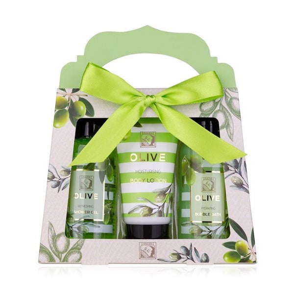 Accentra – Duschset Frauen Geschenkset OLIVE in schöner Geschenkbox 1 St