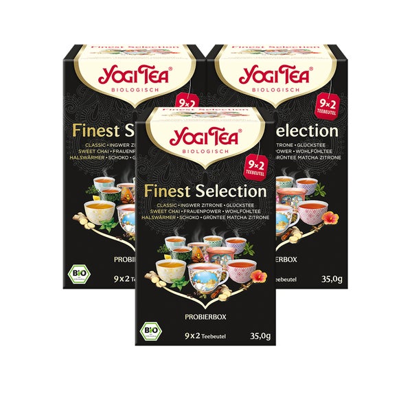 Yogi Tea - Finest Selection Bio Gewürztee | 3 x 35g 3x17 St