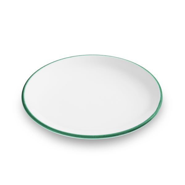 Gmundner Keramik Grüner Rand, Dessertteller Cup (Ø 20cm)