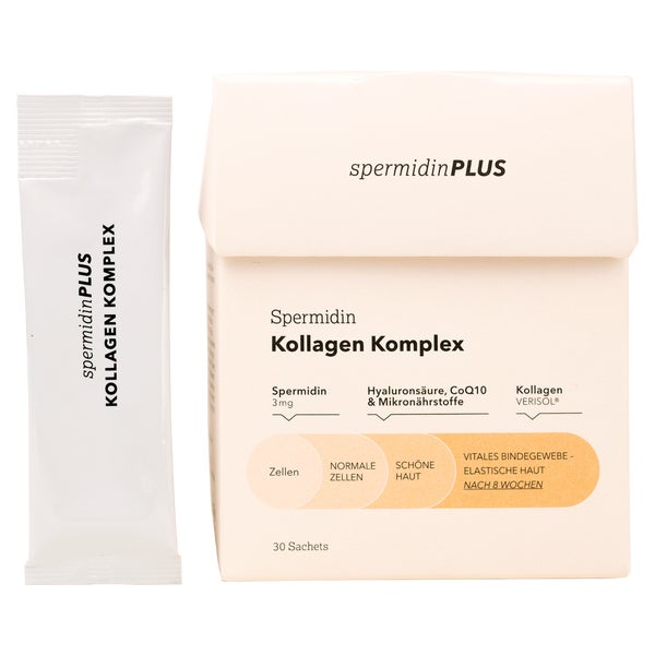 SpermidinPLUS Kollagen Komplex Beutel für Haut, Hare & Nägel 30X5,5 g