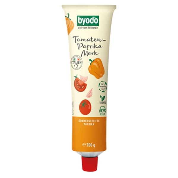 BYODO Tomaten-Paprika Mark Doppelfrucht Tube 200 g